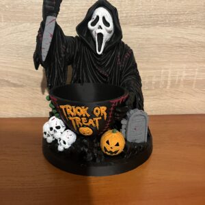 Ghostface Halloween cukorkatartó
